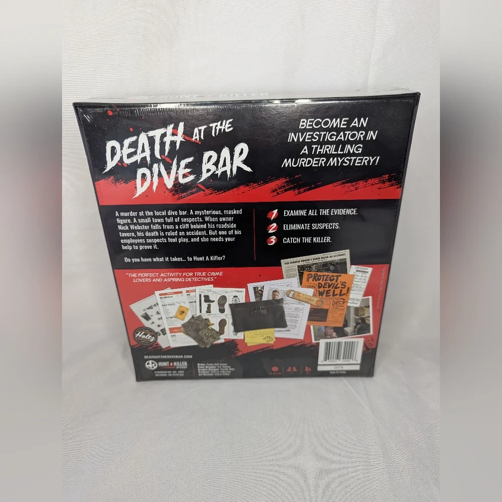 Hunt A Killer: Death At The Dive Bar Murder Mystery Game